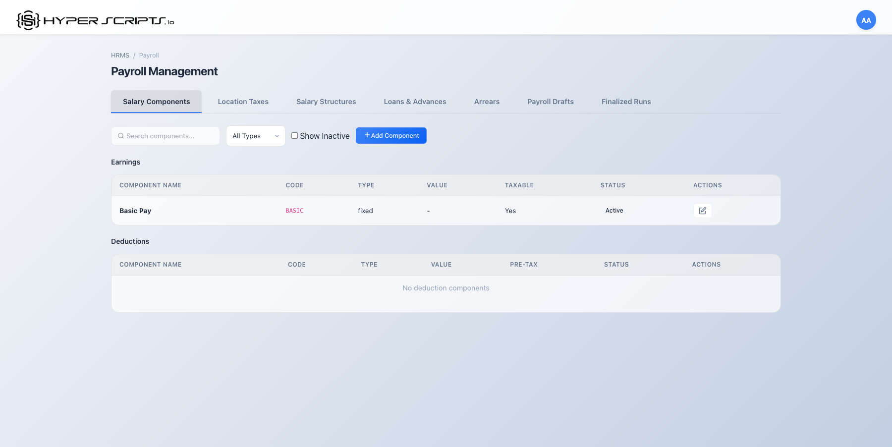 Payroll Management Overview